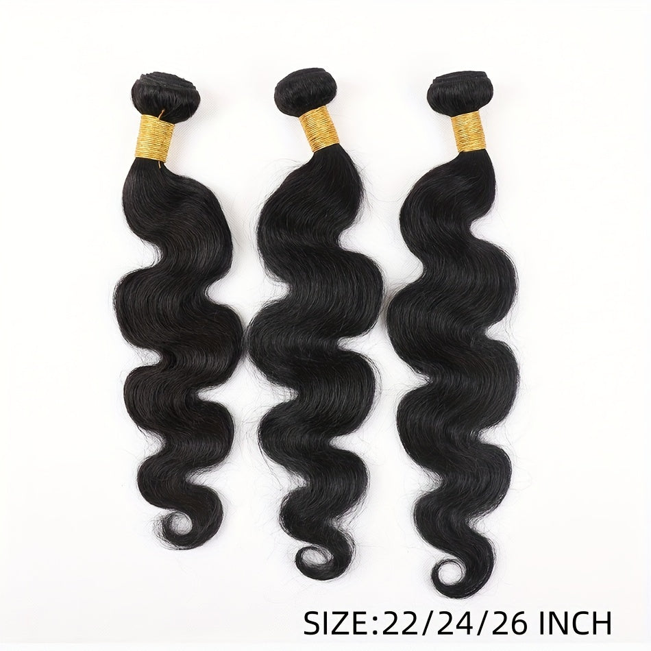 12A Brazilian Body Wave Human Hair Bundles With Frontal Closure Straight Bundles Human Hair With Frontal 100% Unprocessed Virgin Hair Weave 3 Bundles With HD Lace Frontal