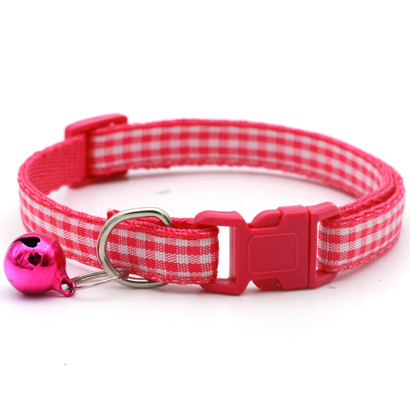 10pcs Adjustable Pet Collars With Bell & Safety Buckle - Perfect For Dogs & Cats!