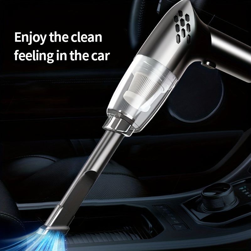 12V Powerful Car Handheld Vacuum Cleaner - Super Suction, Lightweight, Portable, Easy-to-Use, Cordless Design for Car Interior, Home, Office, Pet Hair, Crumbs, and Debris Cleaning - Mini Home Vacuum with High-Power Motor