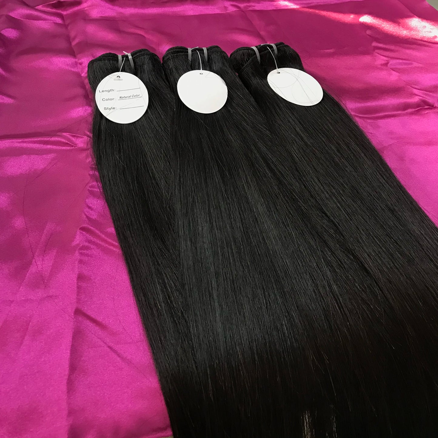 12A Grade Top Quality Super Double Drawn Vietnamese Hair Ombre Color Bone Straight Human Hair Bundles With Frontal