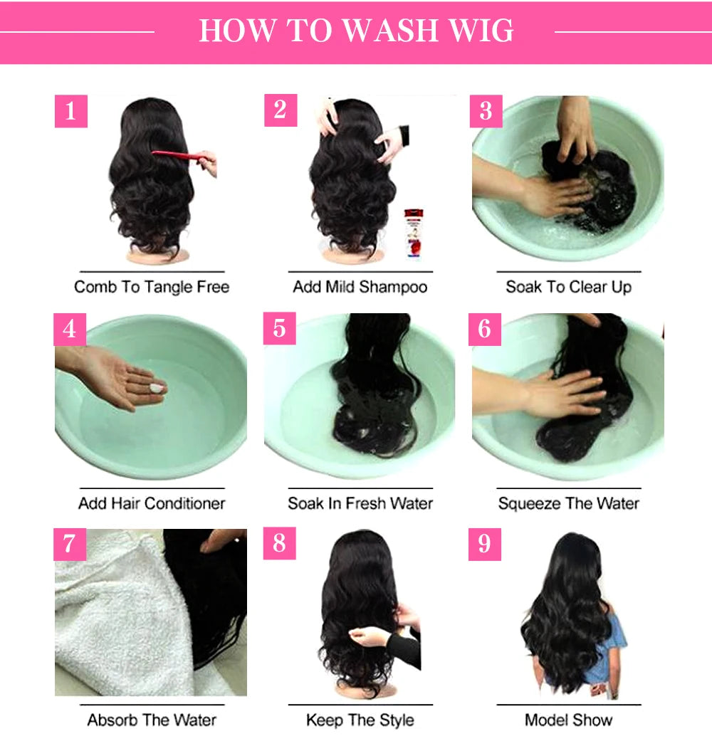 Deep Wave Short Bob Wig Chocolate Brown 13x4 Lace Front Wig Brazilian Human Hair Curly Short Bob Wig #4 Color Wigs 200% Density