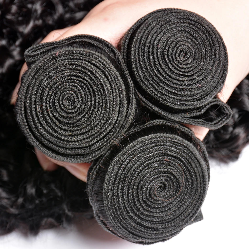 12A Mongolian Kinky Curly Hair Bundles 1/3 Bundles Deal 100% Unprocessed Human Hair Weave Tissage Cheveux Humain Hair Extensions