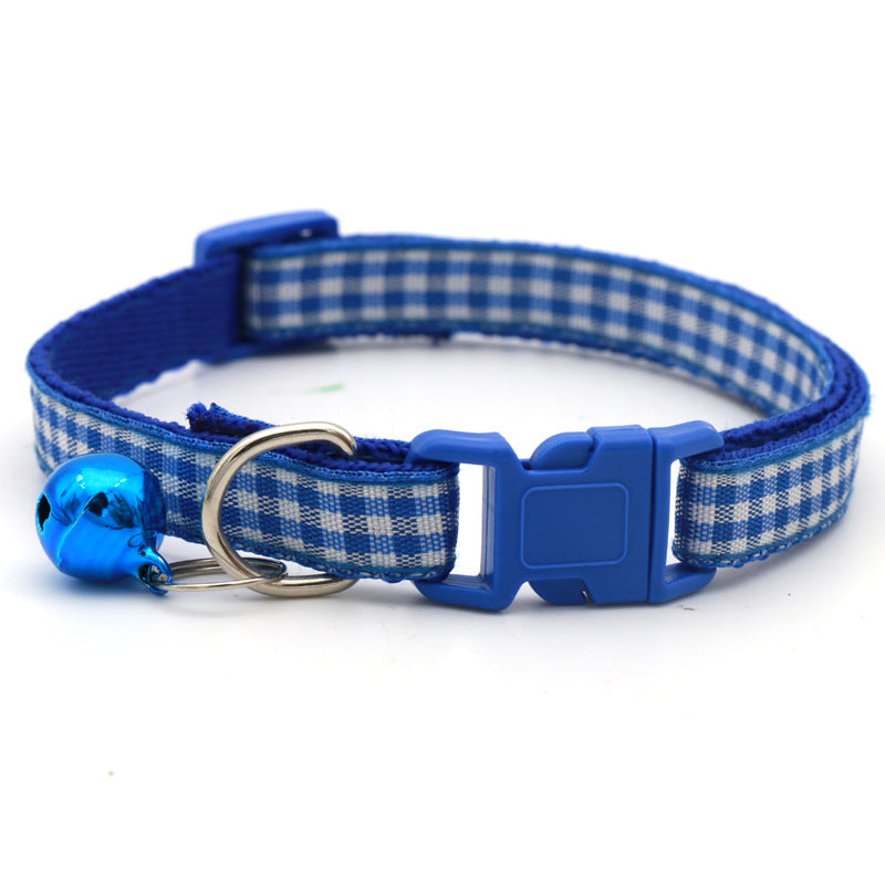 10pcs Adjustable Pet Collars With Bell & Safety Buckle - Perfect For Dogs & Cats!