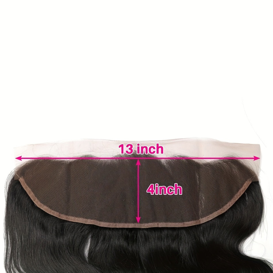 12A Brazilian Body Wave Human Hair Bundles With Frontal Closure Straight Bundles Human Hair With Frontal 100% Unprocessed Virgin Hair Weave 3 Bundles With HD Lace Frontal