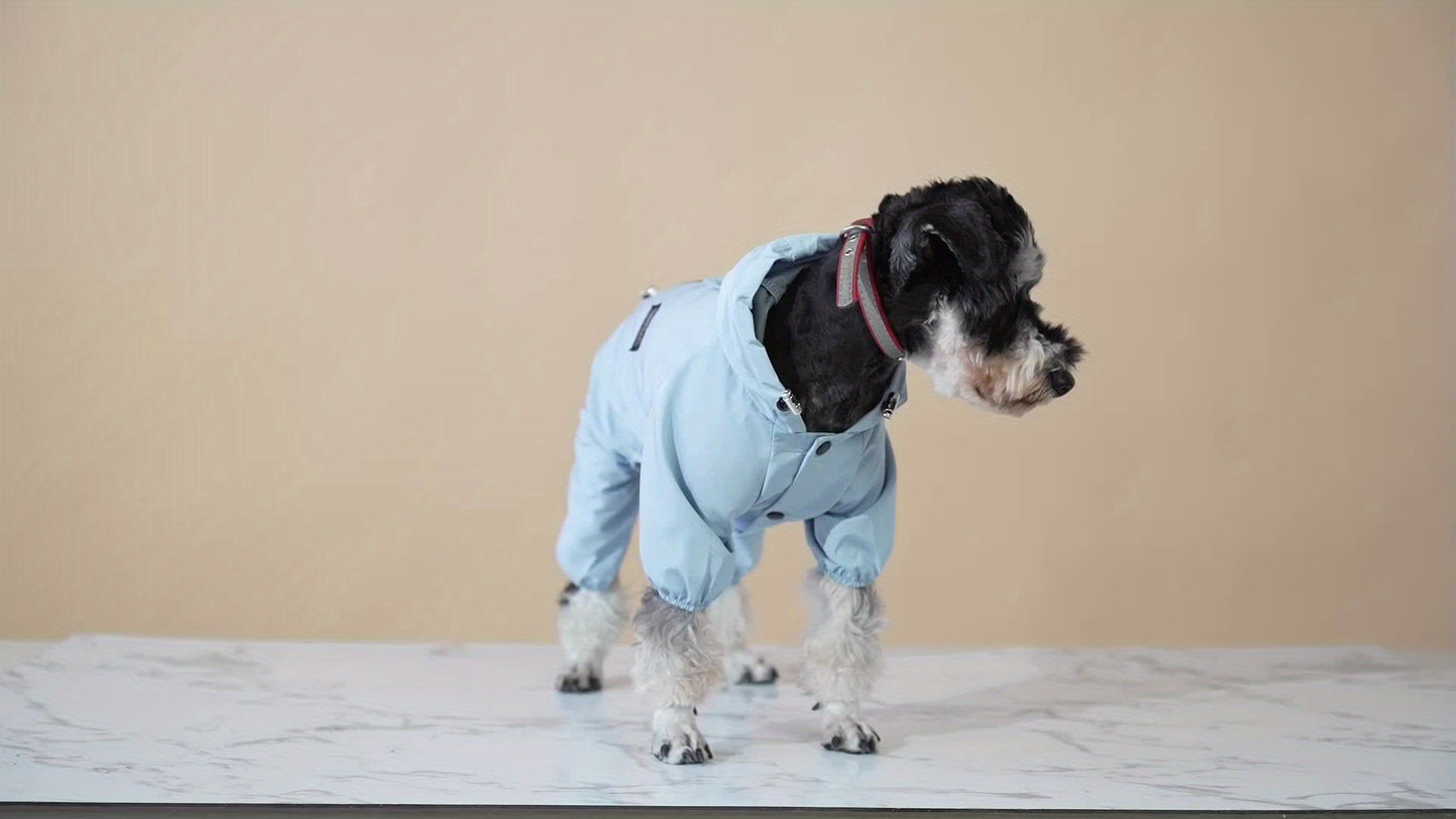 [Breathable Reflective Raincoat] Waterproof Breathable Reflective Pet Raincoat - Dog Jacket for Four-Legged Friends