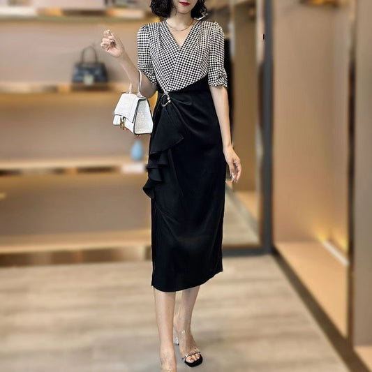Elegant Slightly Mature Wind Go-Getter Girl Style Office Lady Sheath Skirt Female