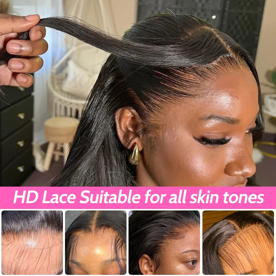 100% Vietnamese Human Hair Wigs Super Double Drawn Bone Straight Glueless Wigs Human Hair 7x5 Ready To Wear Wig Raw Virgin Hair