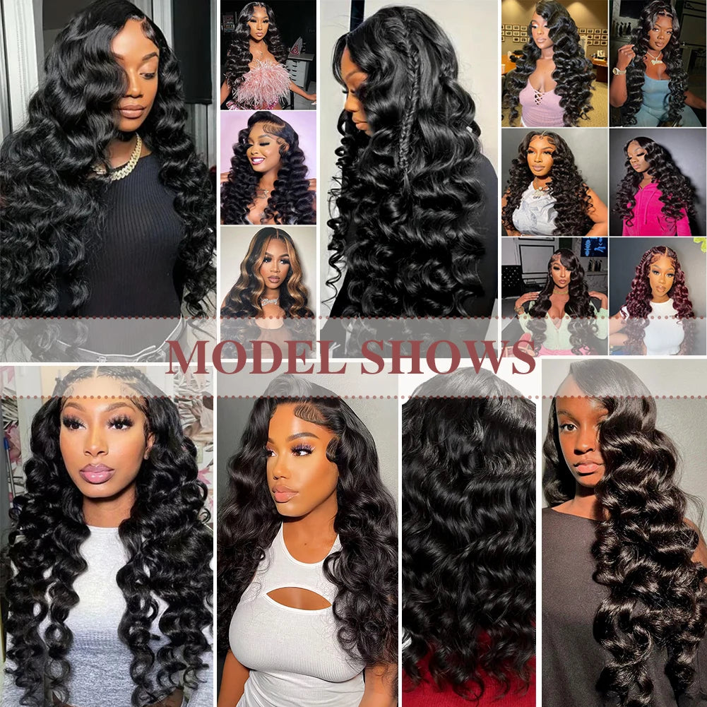 100% Brazilian Human Hair Bundles  Loose Wave 10-26 Inch Raw Hair Extensions  Weft Deals for Women Body Wave Natural