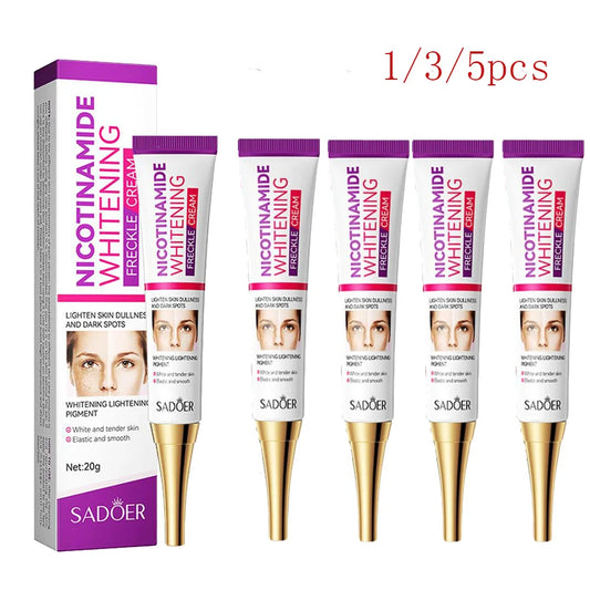 1/3/5PCS Nicotinamide Facial Cream Brightening Moisturzing  Lightening Skin Tone Hydrating Smoothing Soften Facial Skin