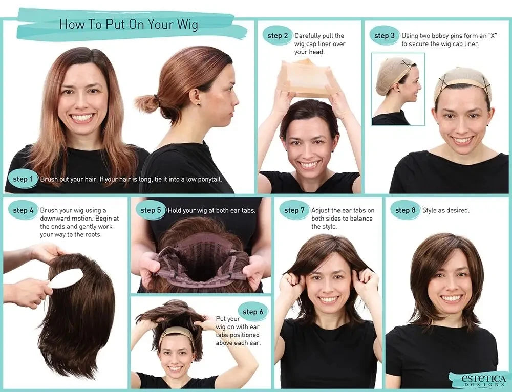 100% Human Hair Wig With Bangs Brazilian Straight Bangs Bob Wigs Full Machine Made Wig For Women Short Bob Wigs