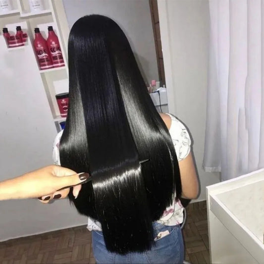 Glueless Wigs Human Hair Raw Vietnamese Hair Wigs Straight Full HD Lace Front Cuticle Aligned Hair HD Lace Closure Wigs Indian