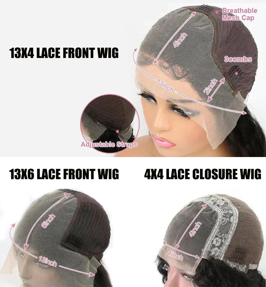 250 Density Double Drawn Vietnamese Raw Human Hair Wigs for Women Full Bouncy Body Wave Brown Color Glueless Lace Frontal Wig