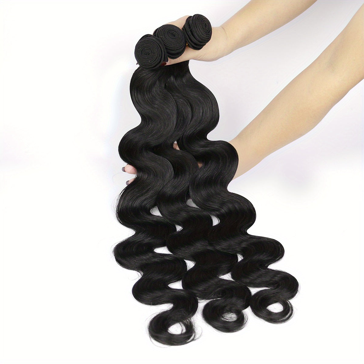 [3pcs Virgin Body Wave Hair Extensions] 3pcs Body Wave Bundles Virgin Human Hair Weave Extensions For Women Body Wave Human Hair Bundles