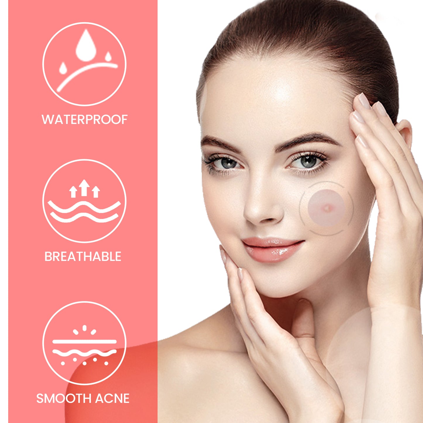 Pimple Patches,Pimple Patches For Face, Hydrocolloid Acne Patches, Cute Star Stickers Hydrocolloid Acne Pimple Patch For Covering Zits And Blemishes